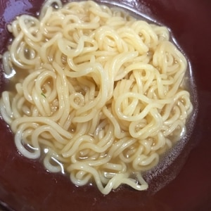 わかめスープでわかめラーメン